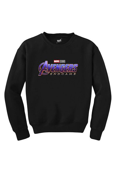 Z zepplin Avengers Endgame Black Sweatshirt