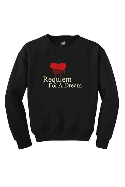 Z zepplin Unisex Requiem for a Dream Black Sweatshirt