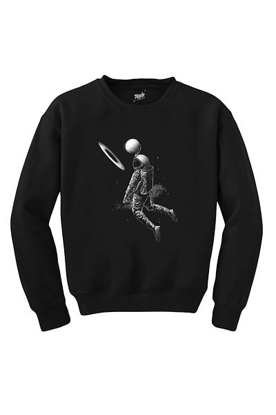 Z zepplin Saturn Dunk Black Sweatshirt