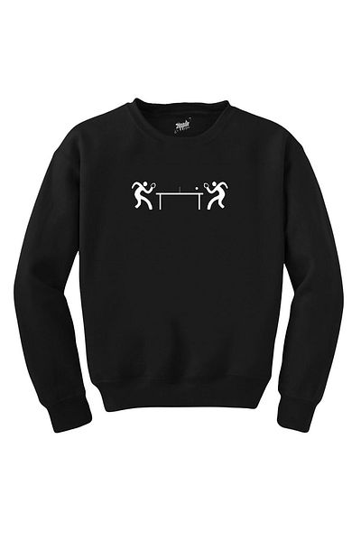 Z zepplin Table Tennis Round Black Sweatshirt
