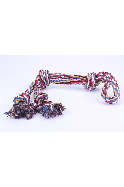 Bobo 45 cm Colorful Floss Knotted Dog Toy