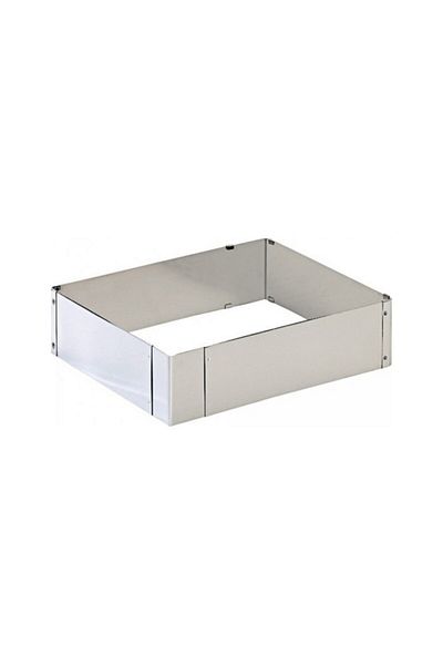 Nar kalıp Narkalıp Rectangular Adjustable Cake Mold 18-36cm 24-46cm Depth 6cm