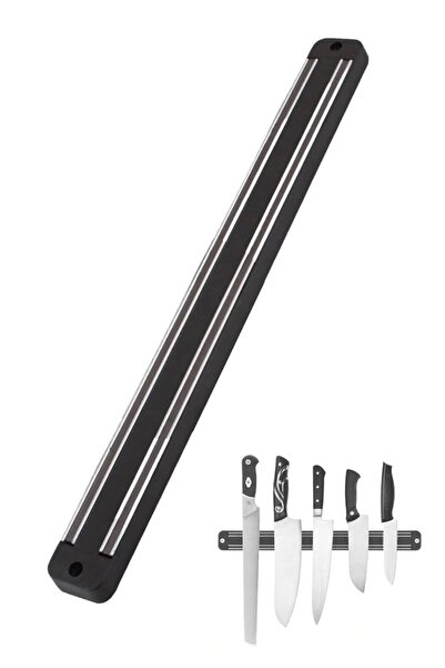 Buffer منظم صينية دائري قابل للدوران 360 درجة + حامل سكاكين مغناطيسي 55 سم