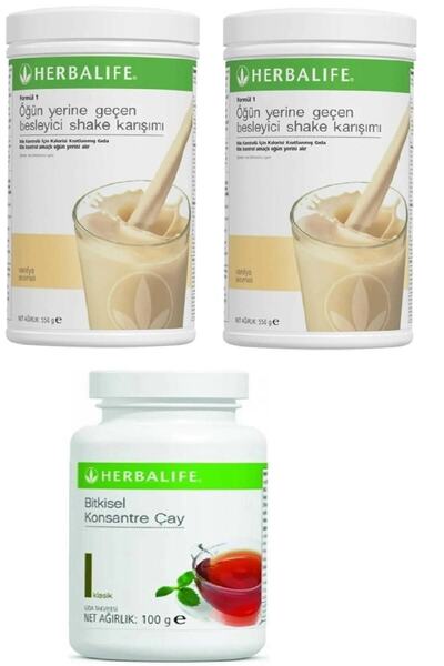 Herbalife 2 Adet Vanilya Shake Ve 1 Adet 100 Gr Klasik Çay