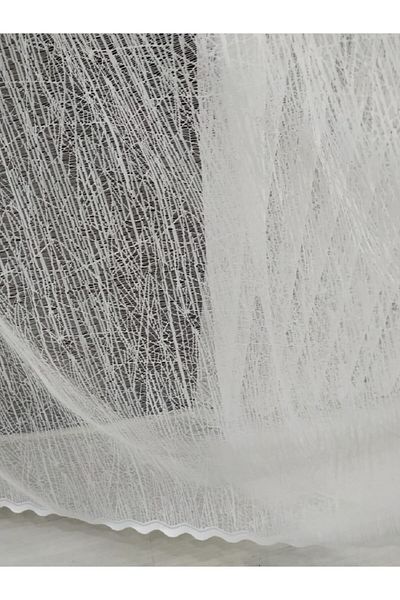 Tül Shop Sport Patterned Glass Broken Matching Tulle Curtain Will Be Shipped on the Same Day! 1x2 Sparse Pleated