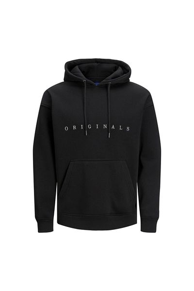 Jack & Jones Jorcopenhagen Sweat Hood Noos Men's Sweatshirt -12176864 Black RELAXED/SCAN/CLOUD EMB