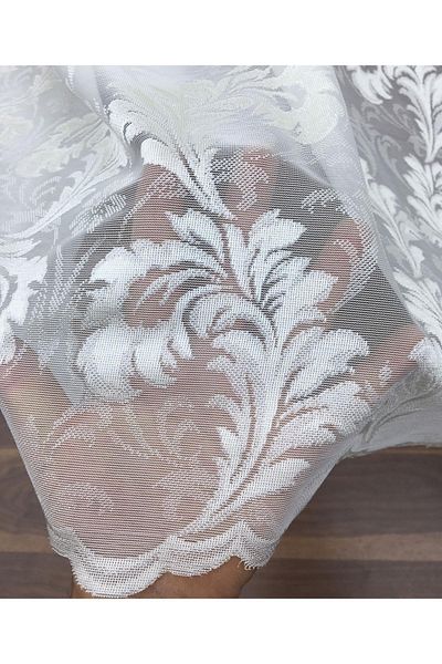 perdealemi Flush Knitted Lace Tulle Curtain 200x270 Sparse Pleat 1/2