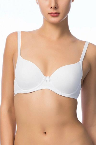 NBB Γυναικείο σουτιέν White Cup Micro Unsupported New Season