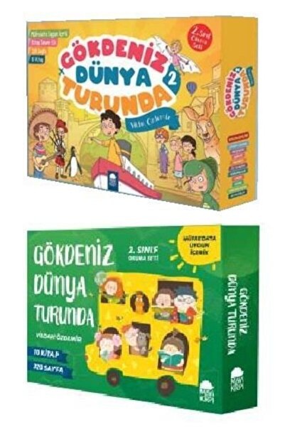 Mavi Kirpi Mavi Kirpi 2. Sınıf Gökdeniz Dünya Turunda 1. Ve 2. Set 20 Kitap