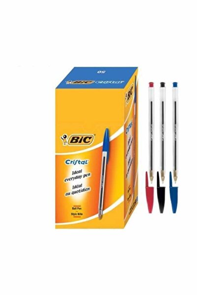 Bic Еднократна химикалка синя кристална фина