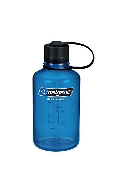 NALGENE 16oz NM Slate / زجاجة مياه تريتان ذات غطاء أسود 1 لتر