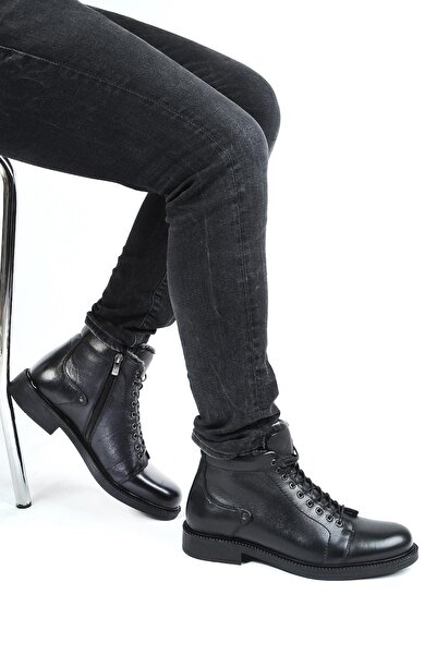 Bulldozer 220245 Termal Kürklü %100 Deri Erkek Bot