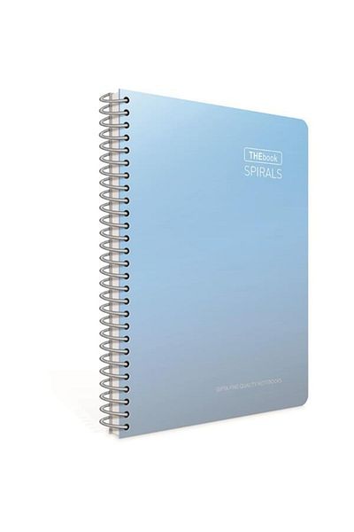 Gıpta Thebook 17 X 24 100 de coli Caiet cu copertă rigidă cu spirală în carouri