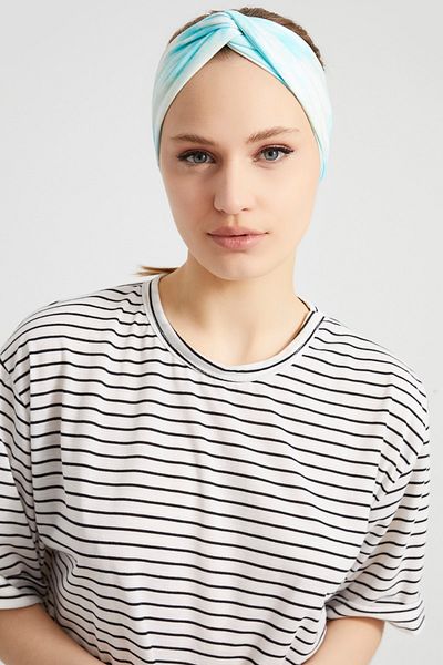 Butikgiz Batik Bulut, Boutique Design Women's Bandana Hair Band, Extra Soft, Flexible, Natural, Combed Cotton