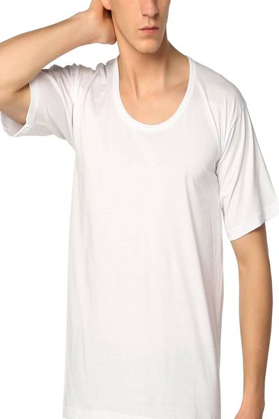 Tutku Ανδρικό εσώρουχο White Crew Neck - Συσκευασία των 6