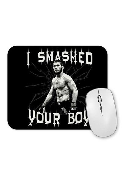 Baskı Dükkanı Nurmagomedov I Smashed Your Boy Mouse Pad 1057563