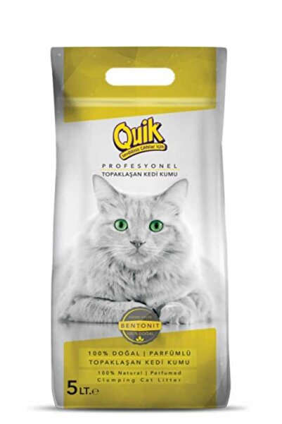Quik Bentonit Ince Topaklaşan Kedi Kumu 5 lt