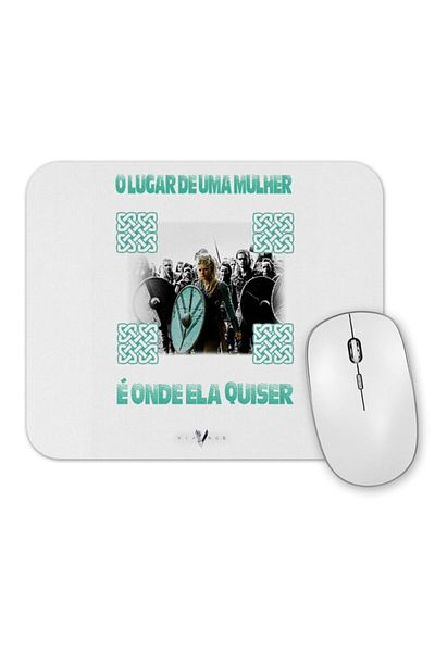 Baskı Dükkanı Подложка за мишка Vikings Lagertha