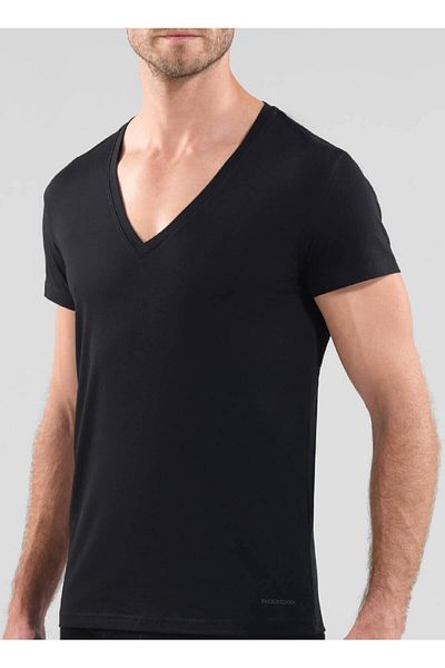 Blackspade 9212 Βαμβακερό μπλουζάκι με βαθύ V λαιμόκοψη