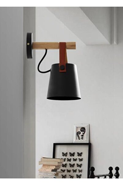 marca home Siyah Duvar Tipi Aplik