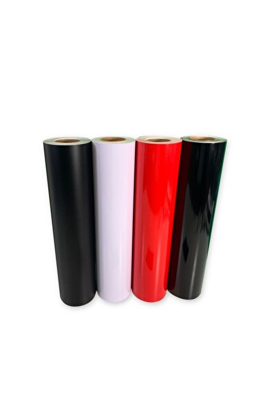 Printec Renkli Kesim Folyosu 2 Metre - Parlak Siyah