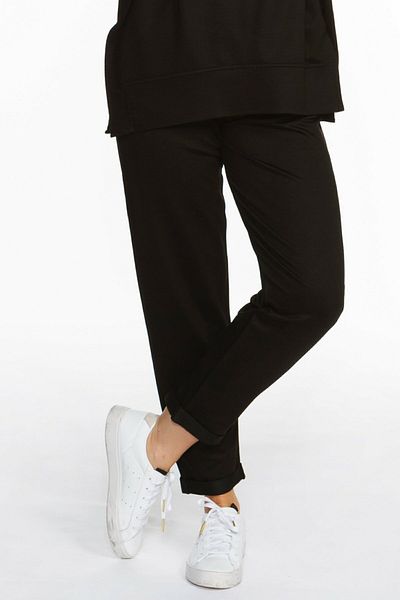BASIC&CO Women's Rhea Black Jogger Pants