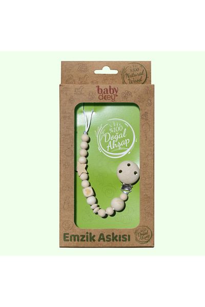 Baby Dycey Natural Wooden Pacifier Hanger