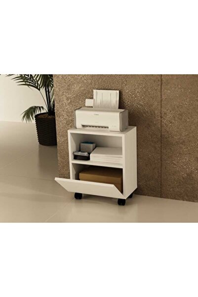 dekorstilim Mdf Yazıcı Dolabı Kapaklı Ofis Ev Dolap