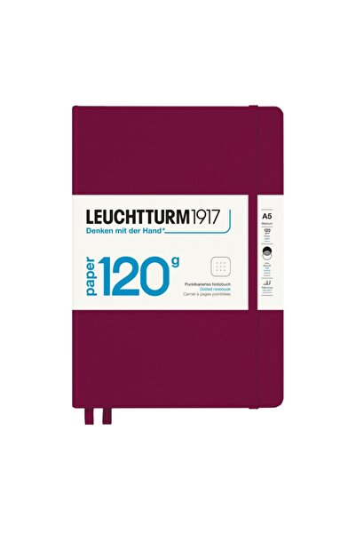 Leuchtturm1917 Not Defteri Orta Boy (a5), Edition 120g, Liman Kırmızısı - Nok...