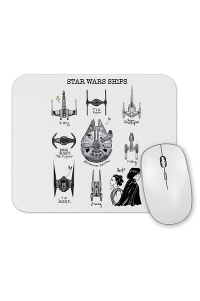 Baskı Dükkanı Подложка за мишка Star Wars Prepare My Ships