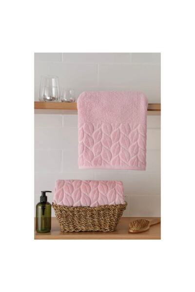 Nurpak Hazal 2-Piece Hand Towel 50x90 - Powder
