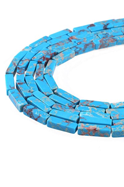 Dünya Doğal Taş 4x13 mm tăiat dreptunghiular Varicite Stone Array- Dz4231