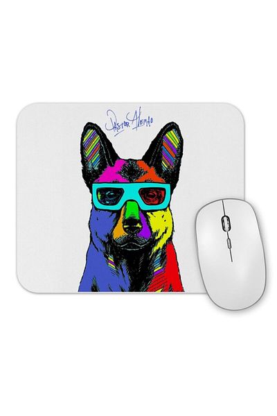 Baskı Dükkanı Ποιμάρχος Alemao Pug Dog Mouse Pad