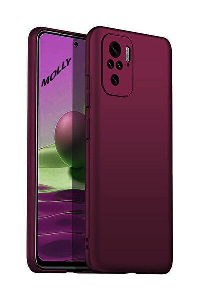 Molly Xiaomi Redmi Note 10s Uyumlu Mürdüm Guardian Silikon Kılıf