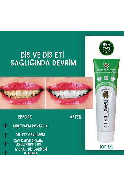 ONNOWELL Toothpaste Superior Level of Health of Teeth and Gums Effective Against Tea, Coffee, Tobacco Stains