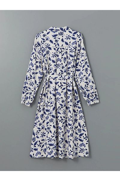 LC Waikiki Floral Γυναικείο Πουκάμισο Φόρεμα
