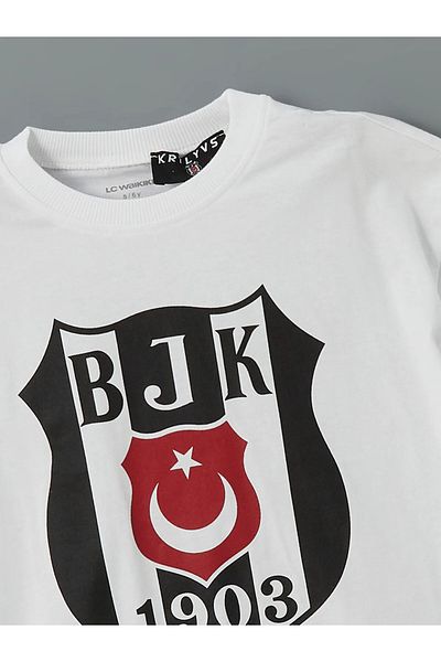 LC Waikiki B-J-K- Ανδρικά μπλουζάκια και σορτς με στάμπα για αγόρια 2 τεμαχίων