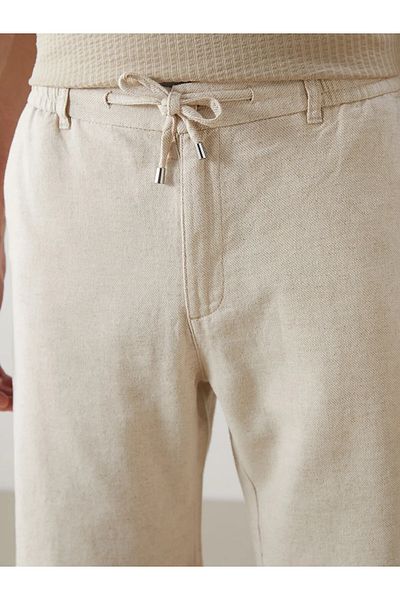 LC Waikiki Ανδρικό σορτς Standard Mold Linen Blend