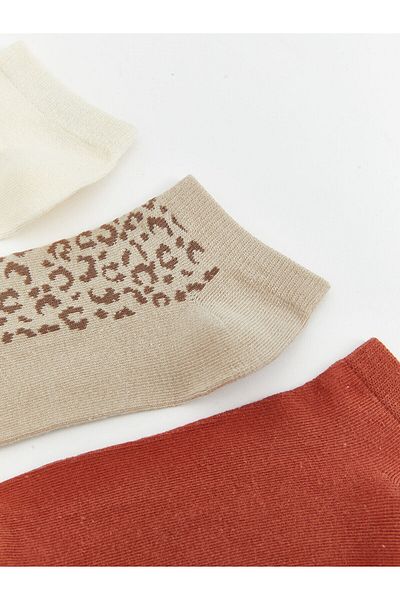 LC Waikiki Patterned Women's Booties Socks 5-Pack