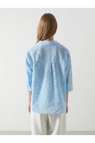 LC Waikiki Cămașă de damă oversize ajurata