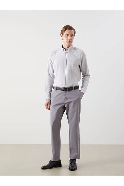 LC Waikiki Regular Fit Long Sleeve Dobby Men's Shirt