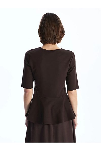 LC Waikiki Μπλούζα Peplum με λαιμόκοψη