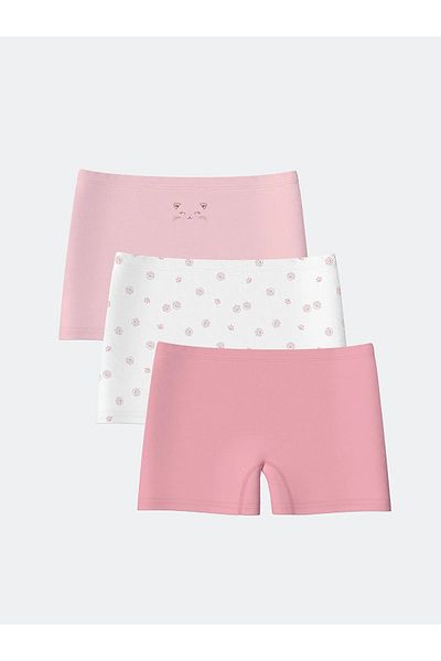 LC Waikiki Boxer για κορίτσια με στάμπα 3 τεμαχίων
