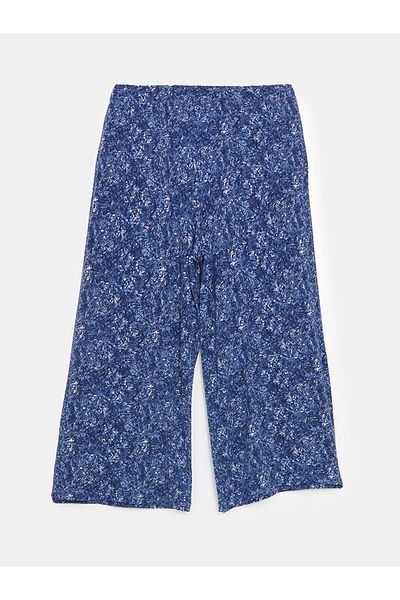 LC Waikiki Floral Women's Capri with Elastic Waist