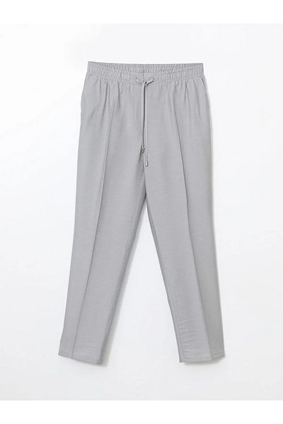 LC Waikiki Pantaloni de damă cu tăietură morcov cu talie elastică