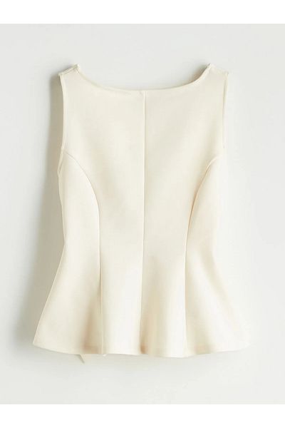 LC Waikiki Μπλούζα Peplum με λαιμόκοψη