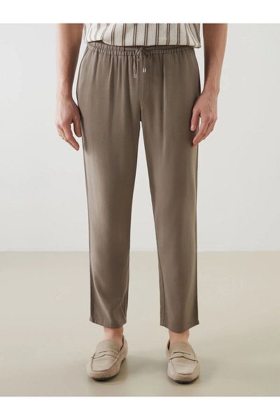 LC Waikiki Standard Pattern Linen Blended Men's Trousers