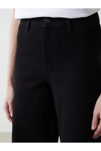 LC Waikiki Γυναικείο Jean Παντελόνι Wideleg