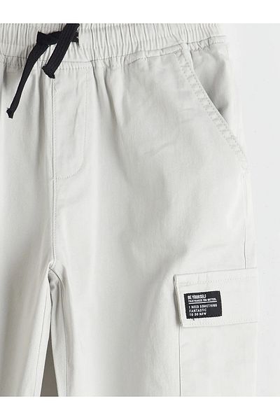 LC Waikiki Boys' Cargo Jogger Pants with Elastic Waist
