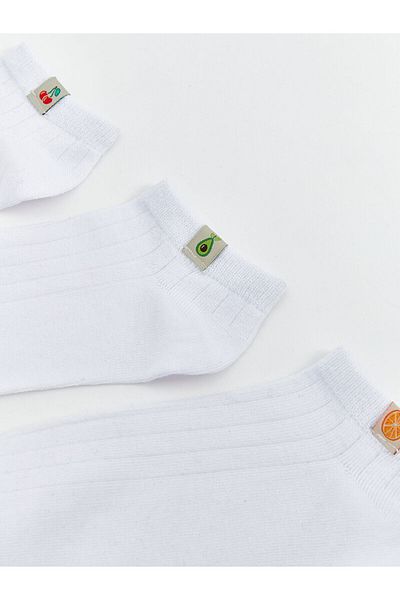 LC Waikiki Printed Women's Booties Socks 3-Pack